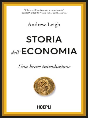 cover image of Storia dell'economia